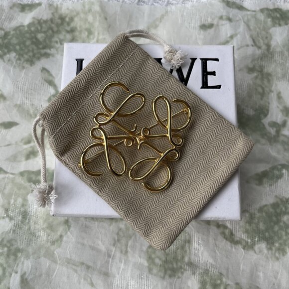 Loewe Classic Anagram Openwork Brooch
